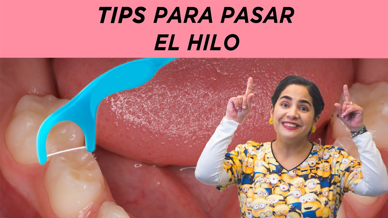 Tips para pasar el hilo dental en niños