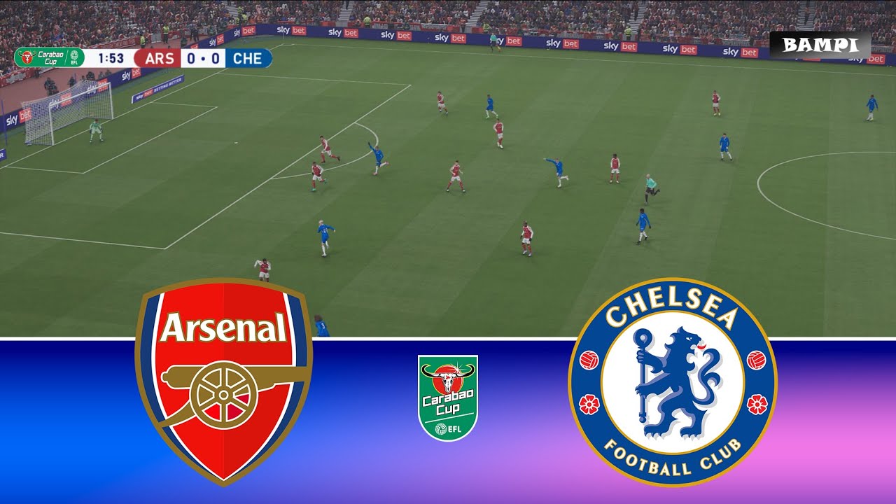 Arsenal vs Chelsea - EFL Carabao Cup 2025/26 / Full Match All Goals / PES 21 Gameplay