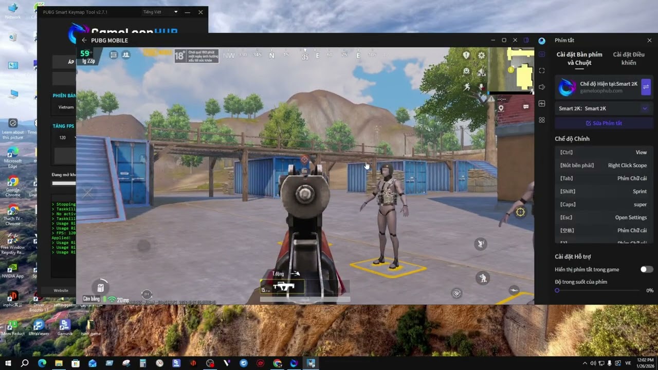 GAMELOOP HUB  PUBG MOBILE :  Hướng dẫn tùy chỉnh phím keymapping 4.2 phiên bản GameloopHUB