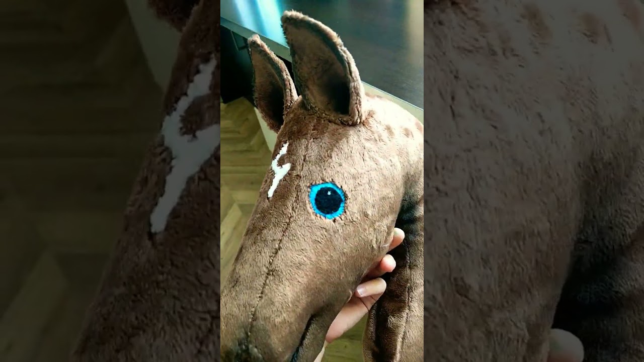 JEZUUU... 💙💙💙💙Zakochałam się w tej technice rybich oczuuu #hobbyhorse #hobbyhorsing #hh #horse