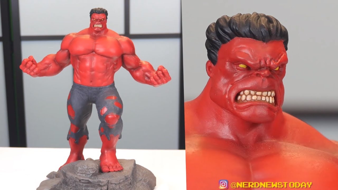 Marvel Gallery Red Hulk PVC Diorama Statue Review - 360 Degrees of Hulk!