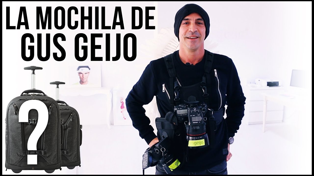 ¿QUÉ LLEVA EL FOTÓGRAFO GUS GEIJO EN SU MOCHILA?