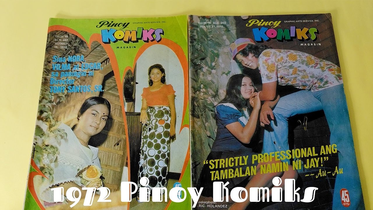 70's Pinoy Komiks (Nora Aunor, Vilma Santos & Aurora Salve, Jay Ilagan Cover)|| Vintage Pinoy Komiks