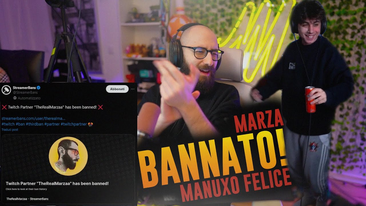 IL MARZONE SPIEGA il MOTIVO del BAN mentre MANUXO se la RIDE