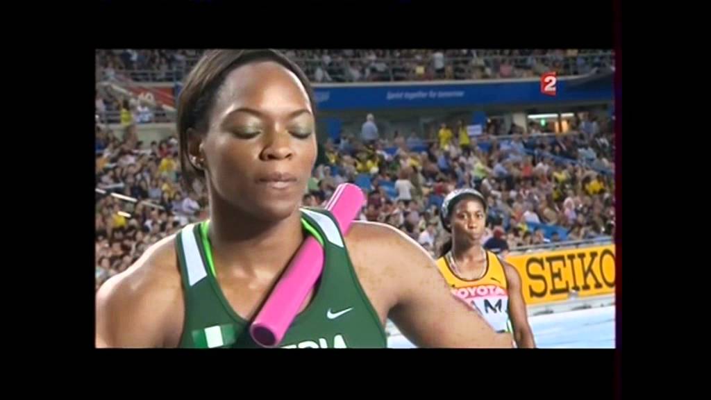 ATHLETISME - DAEGU 2011 - FINALE 4X100 M FEMMES