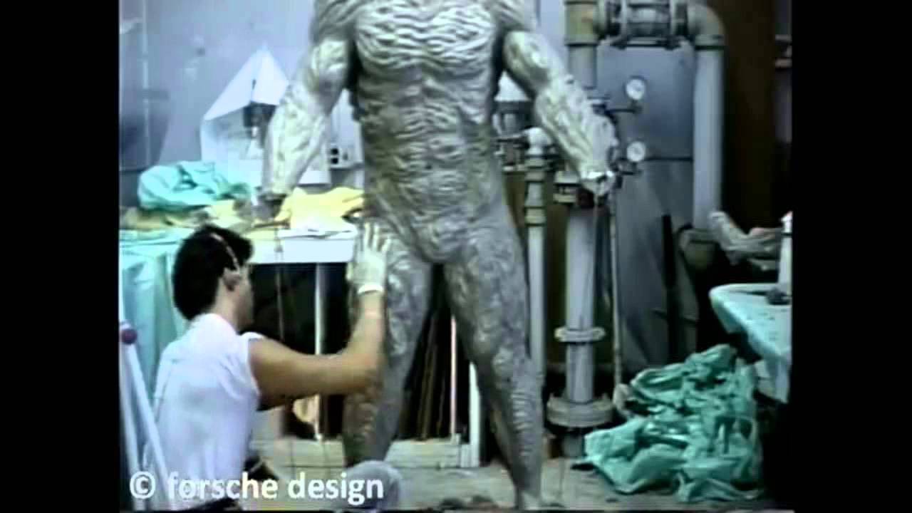 The Terror Within (1989) William Forsche sculpting the body