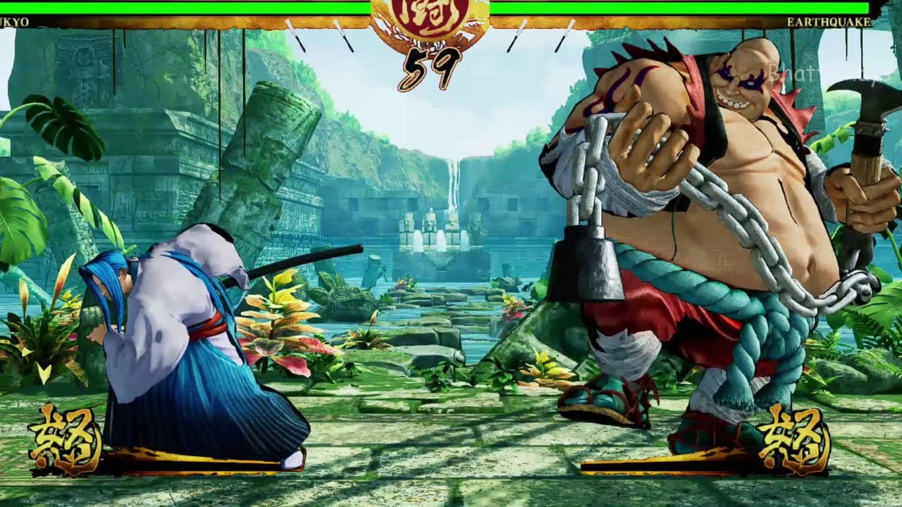 Ukyo Tachibana VS Earthquake - Hardest Al - Samurai Shodown