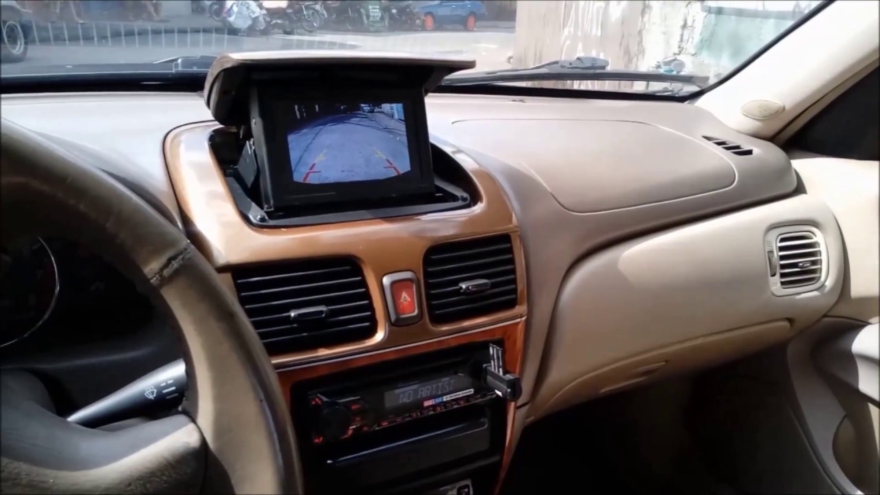 In dash pop up LCD nissan n16 mod