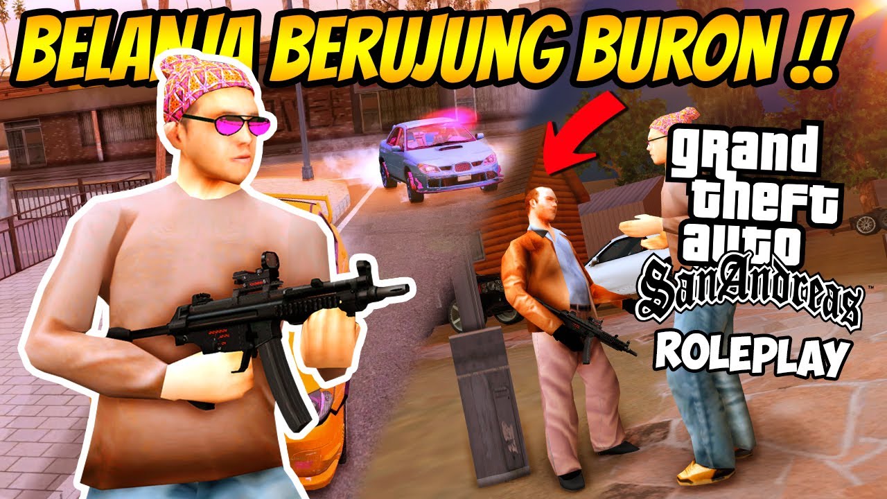 NIAT BELANJA MALAH JADI BURONAN ! || GTA SAN ANDREAS ROLEPLAY