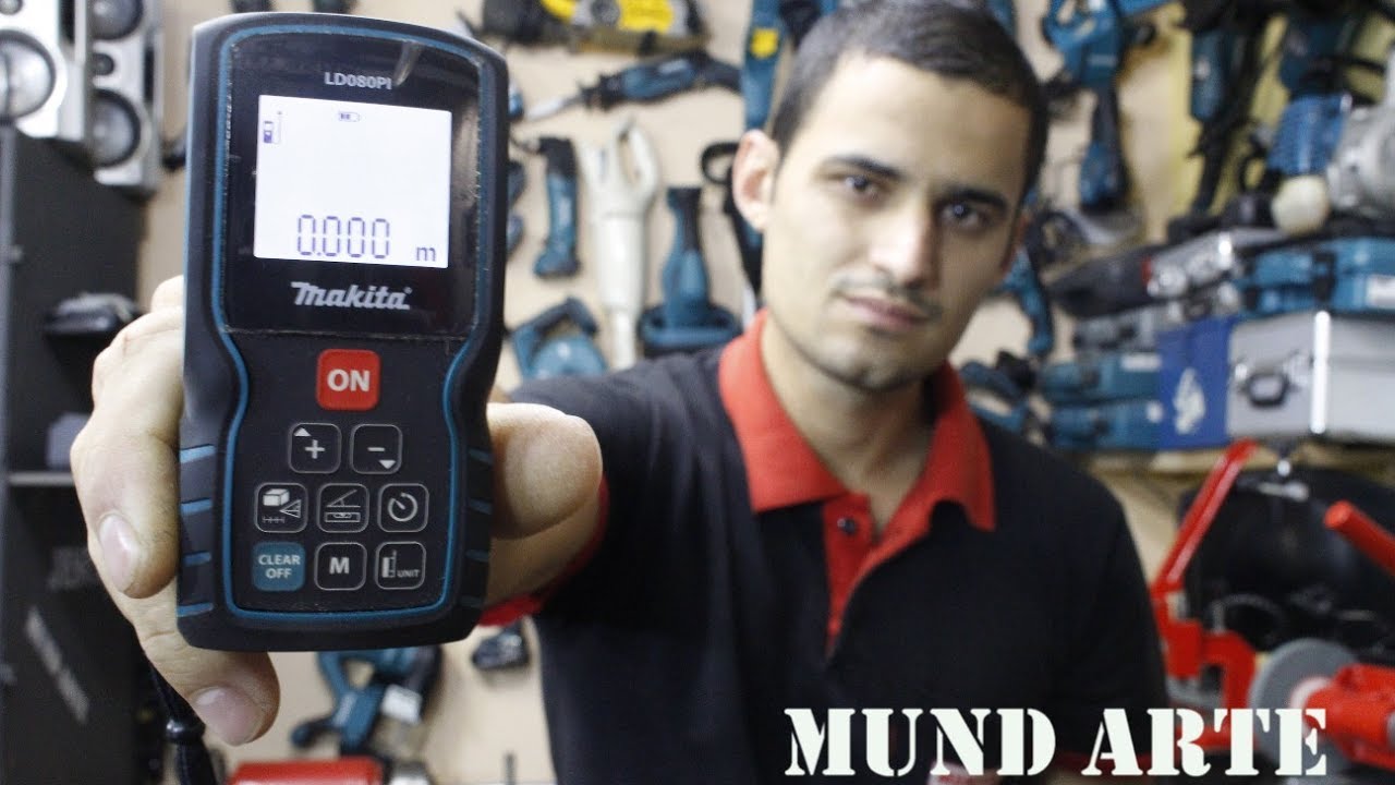 Trena a Laser, Medidor de Distância - 80 metros LD080PI makita