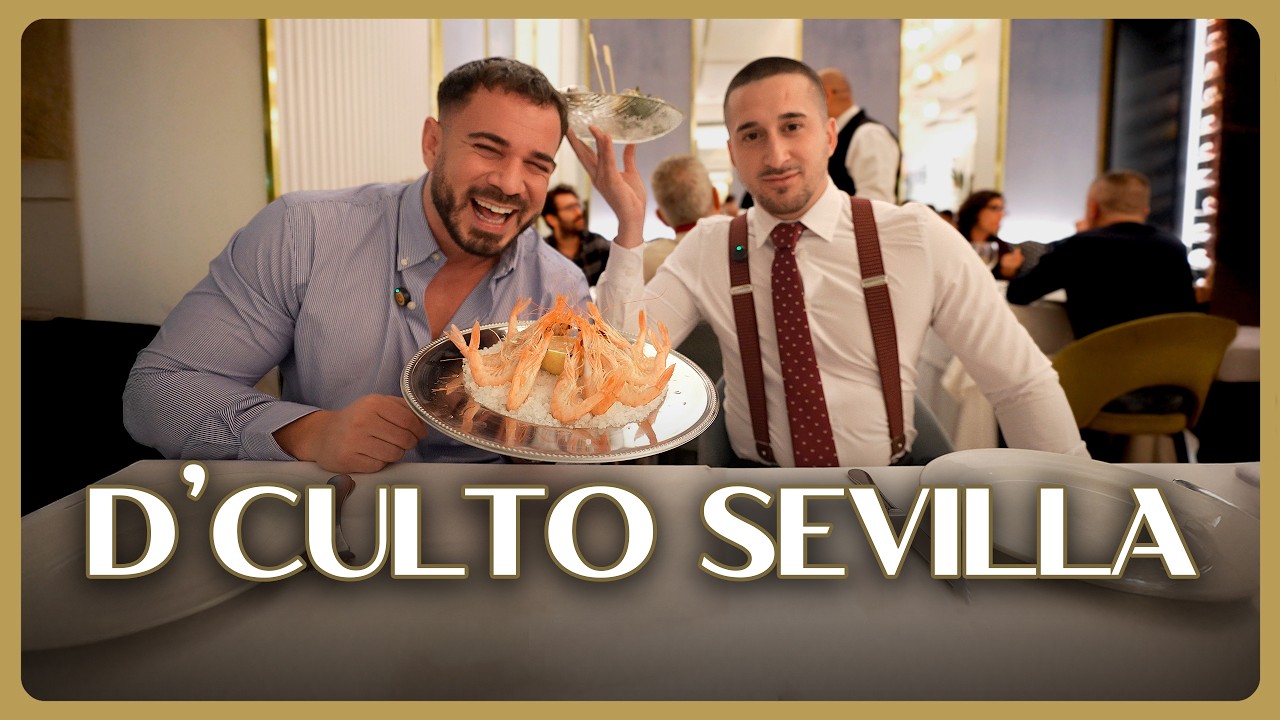 CONOZCO a CRISTIAN VENTURA y probamos un RESTAURANTE PIJO Y LUJOSO en SEVILLA