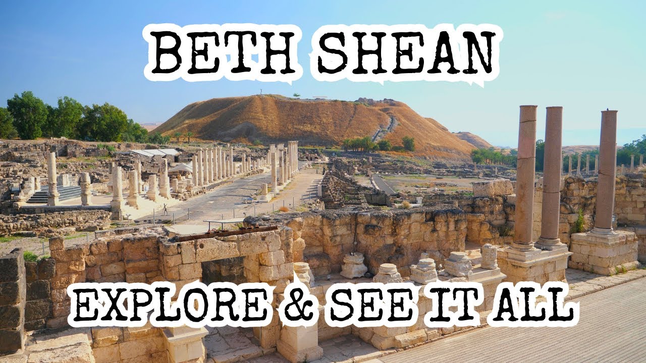 Beth Shean Tour! Most Preserved Roman City in Israel! Tel Beit Shean, Mt. Gilboa, Jezreel, King Saul