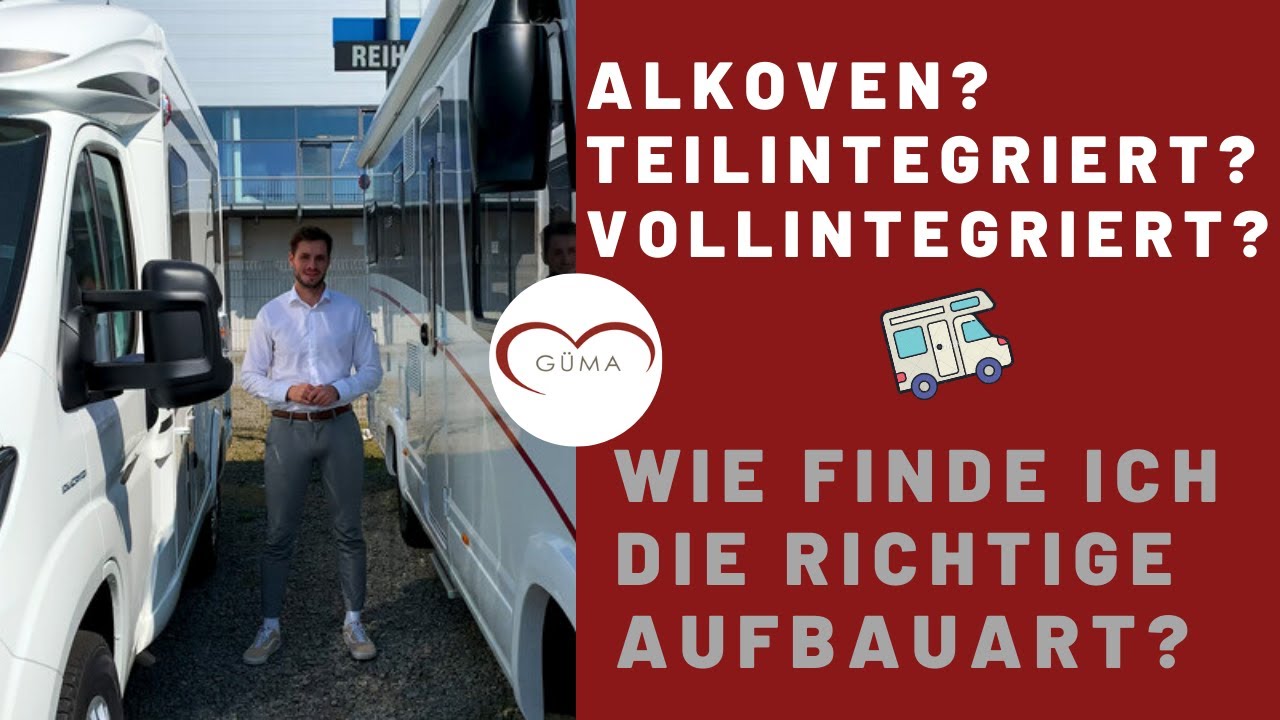 Alkoven, Teilintegriert oder Vollintegriert? | Wie finde ich die richtige Aufbauart?