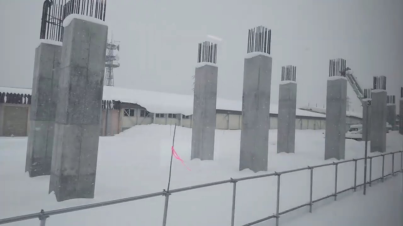 函館本線・長万部行き（山線01）　倶知安出発～比羅夫へ　左側車窓　2026年1月