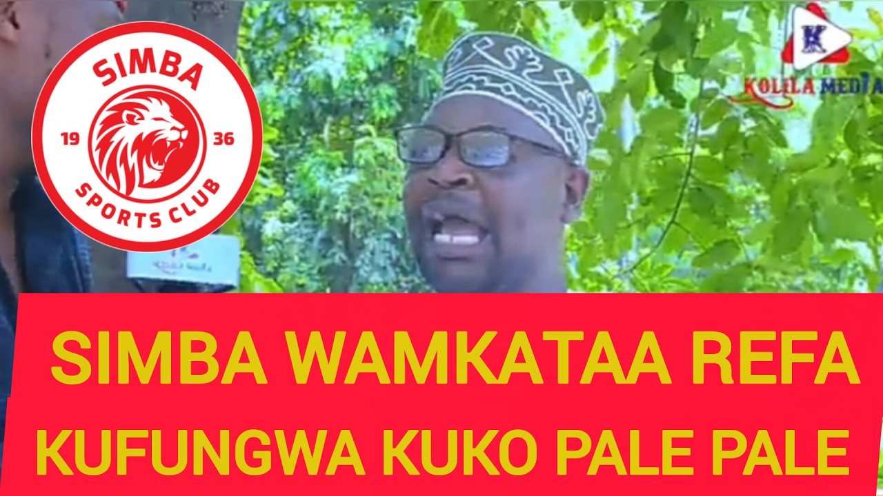 SALUMU YANGA , MWAMUZI HANA SHIDA SIMBA NDOO WANA SHIDA WANA MANENO SANA.