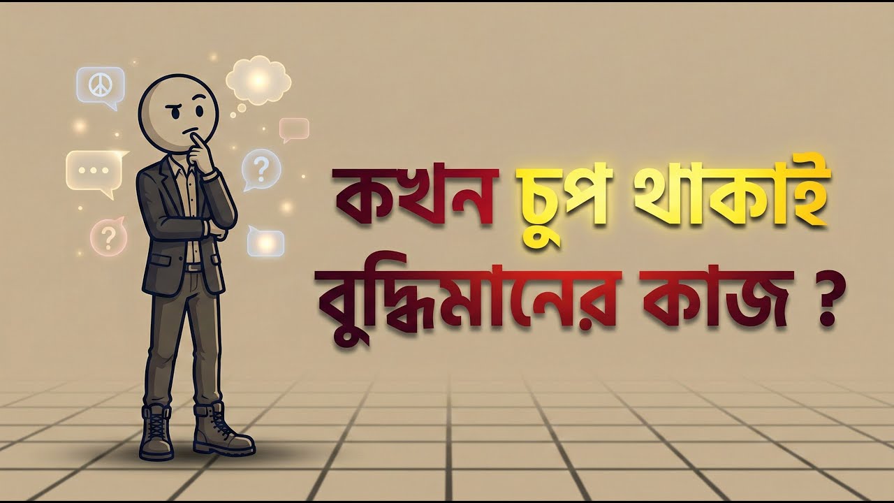 আবেগ প্রকাশ সবসময় সঠিক নয় | কখন চুপ থাকাই বুদ্ধিমানের | মানবসারাংশ