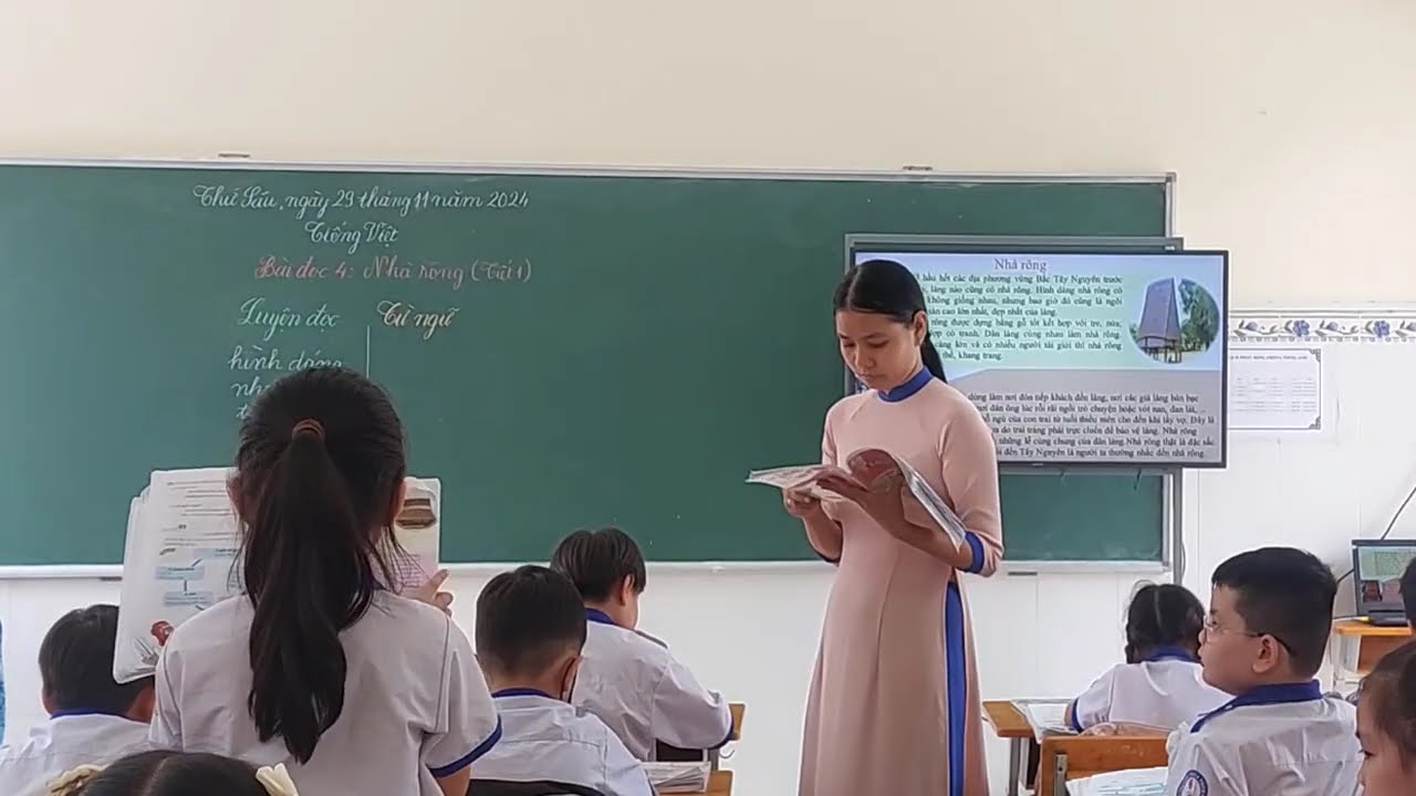 Tiếng Việt 3 Cánh diều |Bài đọc 4 Nhà rong (tiết 1) |TH-THCS Võ Công Tồn