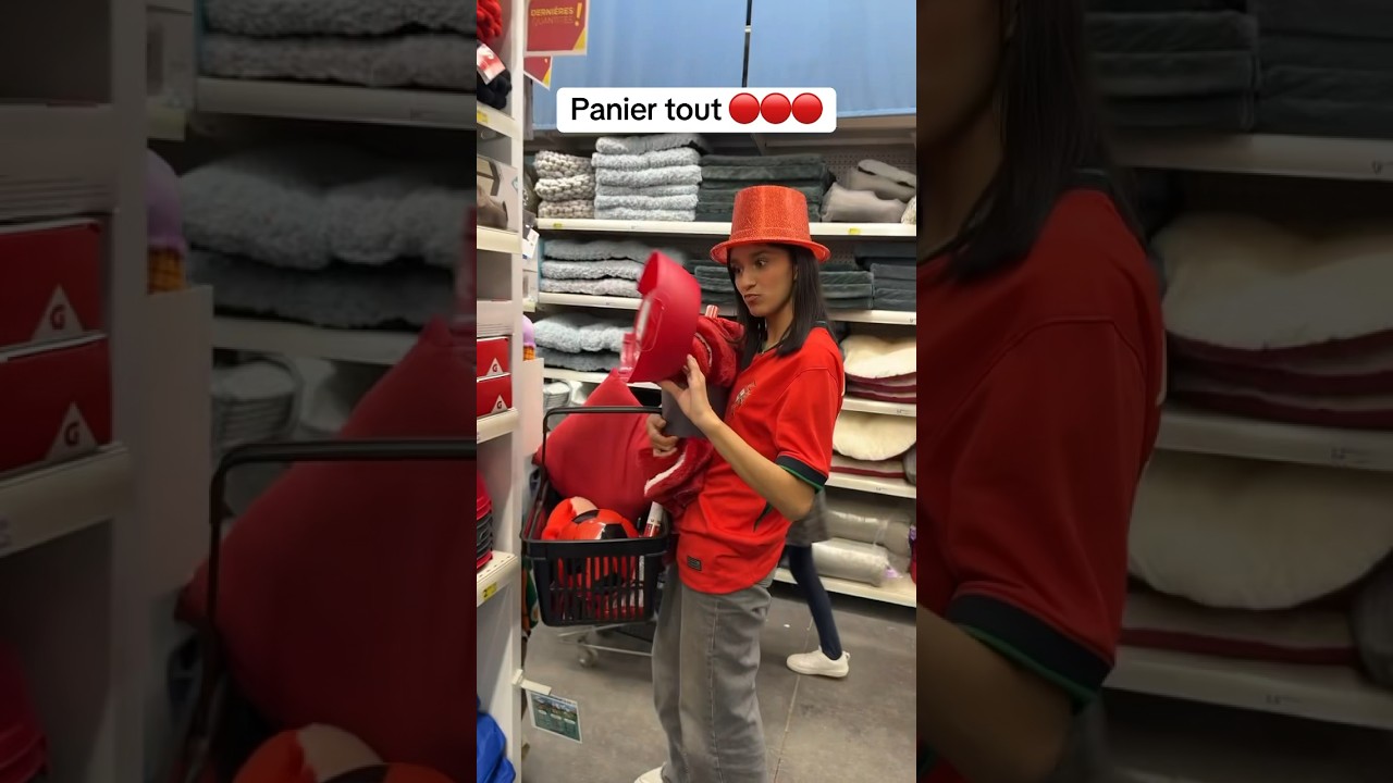 Panier tout rouge #shortvideo #humour #challenge #merefille