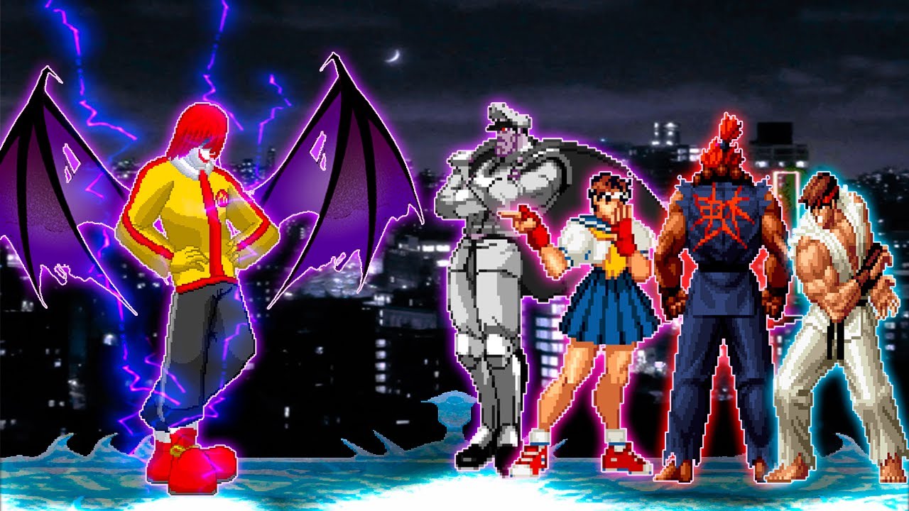 [KOF Mugen] The Melancholy Donald VS Street Fighter Team