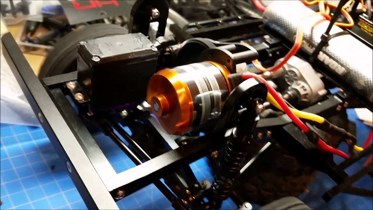 RC4WD Gel&auml;nde 2 with Turnigy 3542 1250KV brushless outrunner