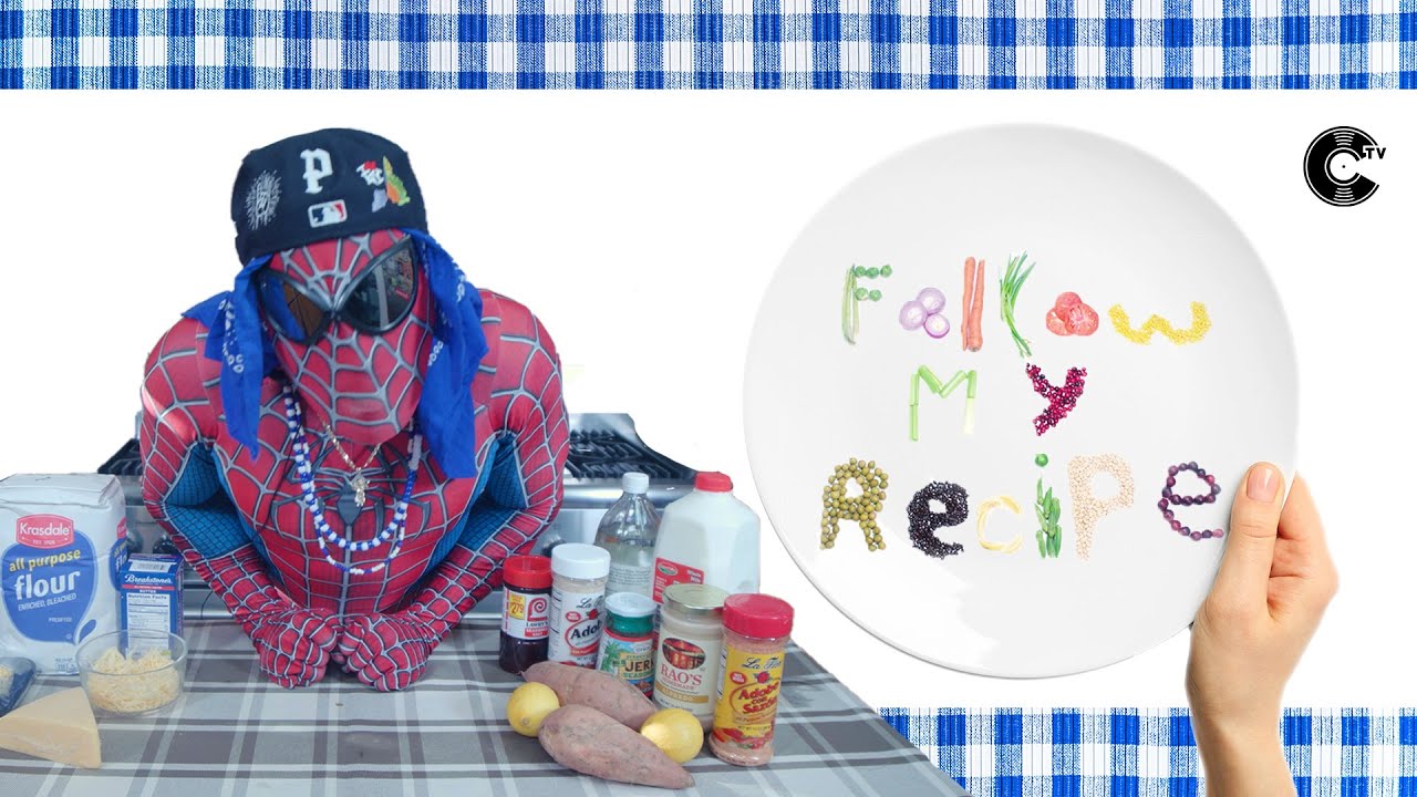 Spider Cuz Cooks Up Some Rasta Pasta | Follow My Recipe™