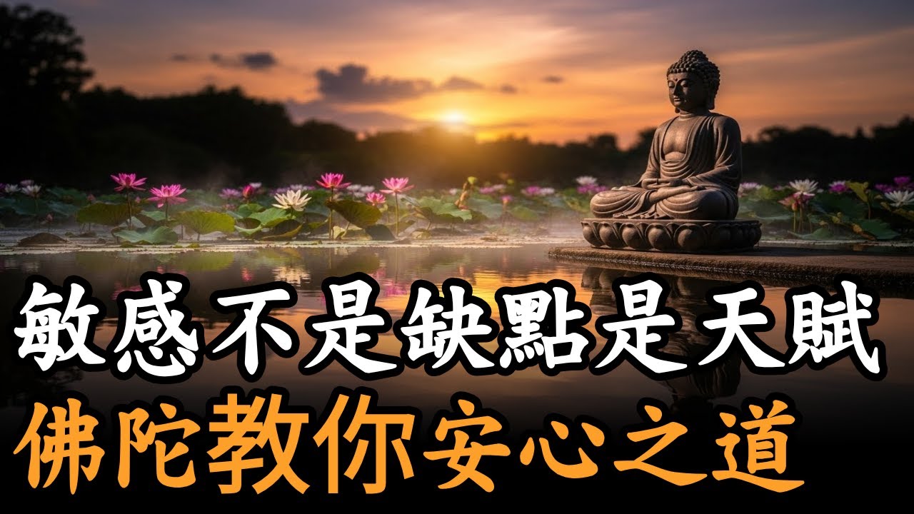 敏感多思的人也能心安自在的生活智慧 佛陀傳授的心靈良藥 | 佛法開示 | 禪修故事 | 法音電台