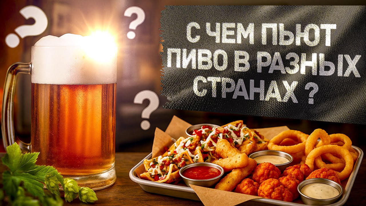 🍺Какие ЗАКУСКИ К ПИВУ существуют в Разных Странах?🍺