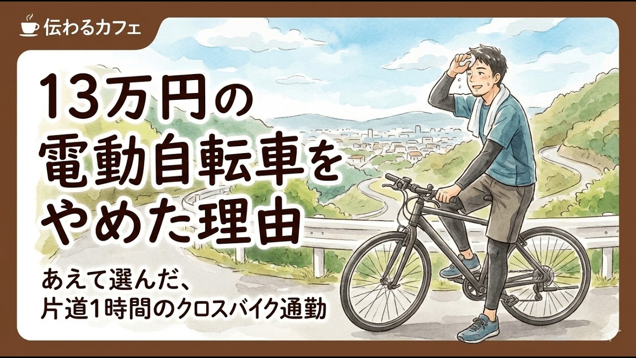 片道1時間の自転車通勤でマイナス5キロ！風を切る爽快感と健康ライフ