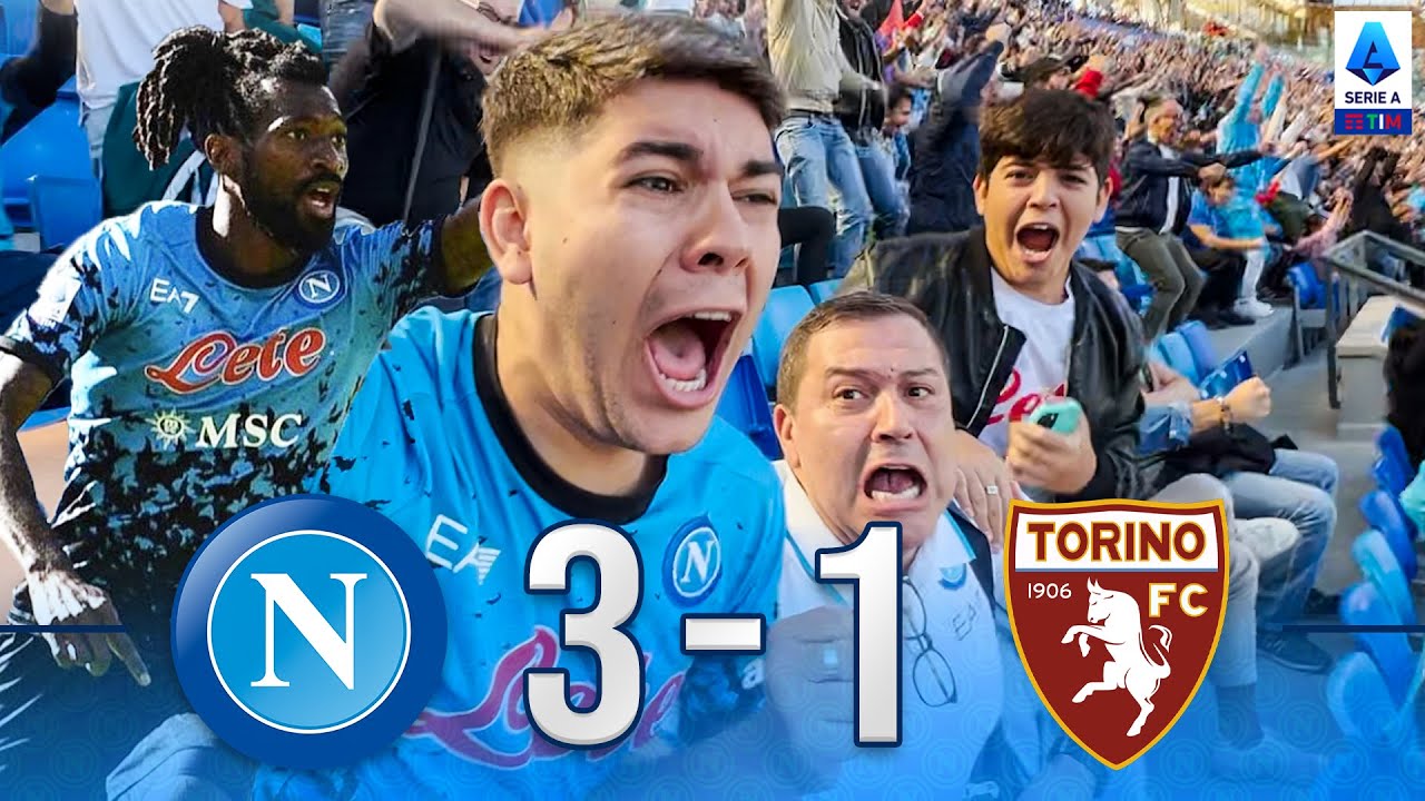 😍 UNICI!! NAPOLI-TORINO 3-1 | LIVE REACTION NAPOLETANI dallo STADIO MARADONA