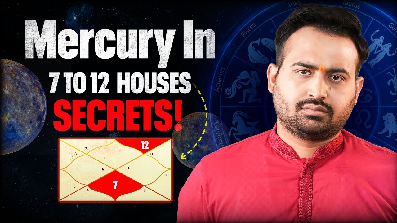 Mercury in 7th to 12th Houses | How Budh Shapes Relationships  & Career | Astro Arun Pandit