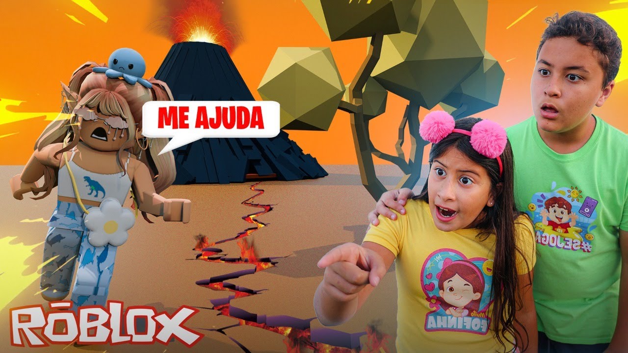 É O FIM DO MUNDO - JOGANDO ROBLOX DESASTRES NATURAIS