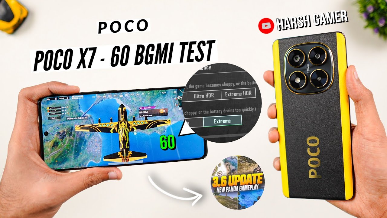 Poco X7 BGMI Test With FPS Meter, Heating & Battery Test | Best Under ₹20,000? 🤔