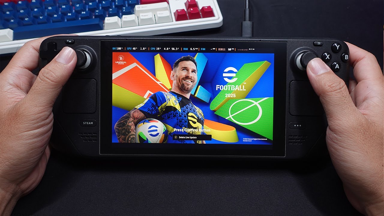 eFootball 2025 On Steam Deck