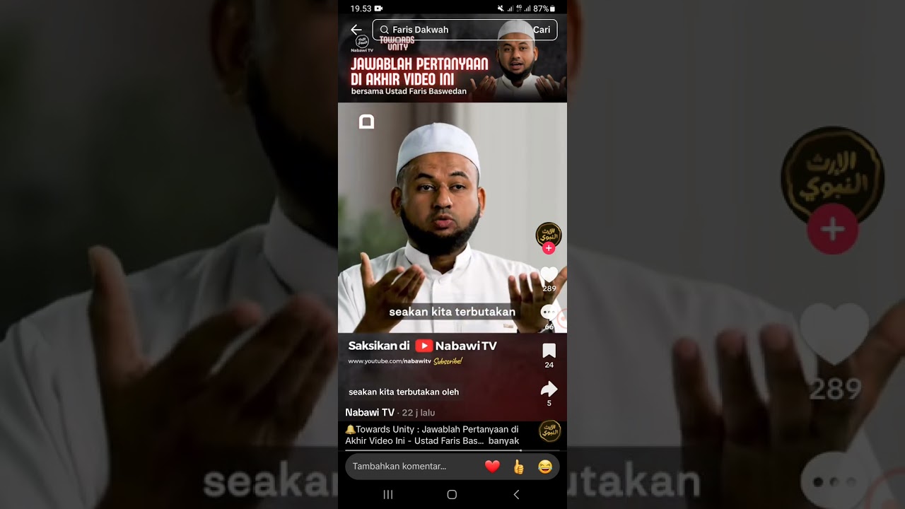 Keanehan ustadz Faris baswedan