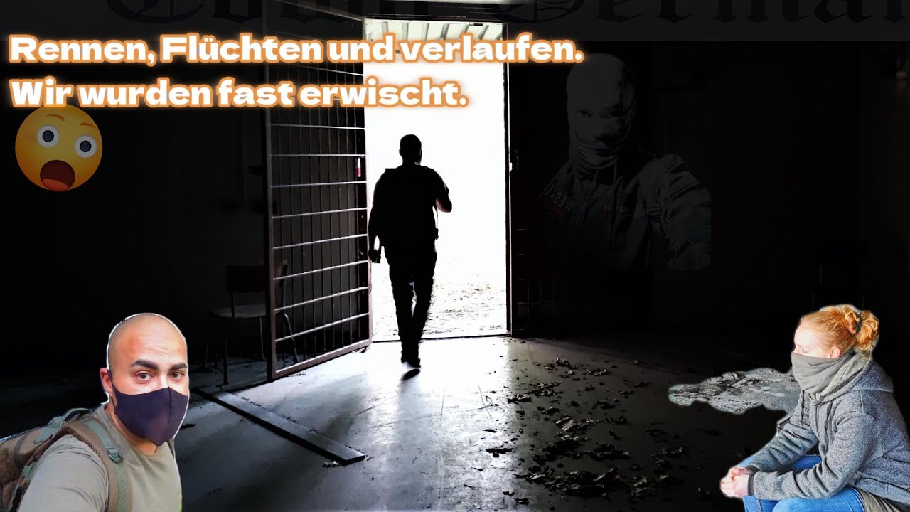 Rennen.😨 Flüchten und verlaufen. Wir wurden fast erwischt. Lost Places. Urbex. Abandoned