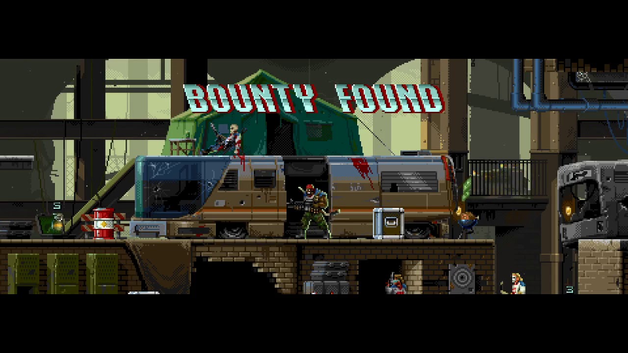 Huntdown - Area 2-3 Shell-Shock Murdoch - Badass Difficulty, All Objectives , No Miss