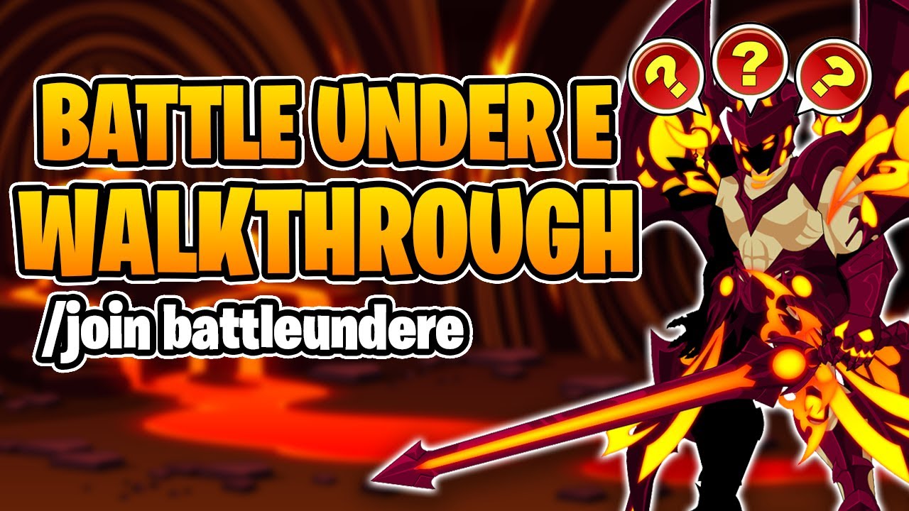 Battle Under E Quest Walkthrough /join battleundere - AQW