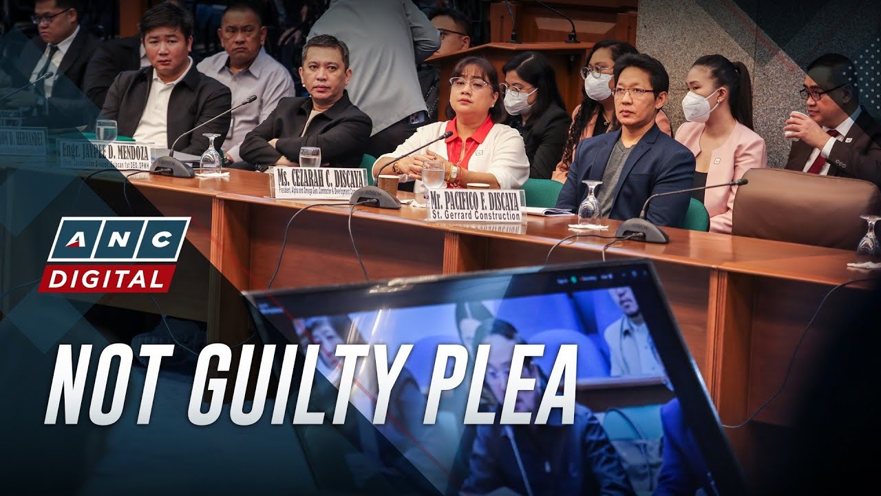 Discaya, co-accused enter not guilty plea over allegedly anomalous flood control project | ANC