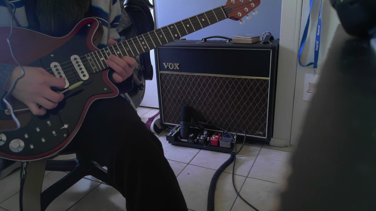 Queen - Bohemian Rhapsody (Live 1975) Guitar Cover (AC30VR and Ibanez Phmini)
