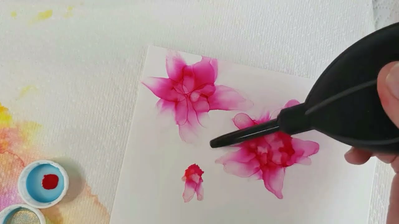 Orchid   Alcohol Ink Tutorial