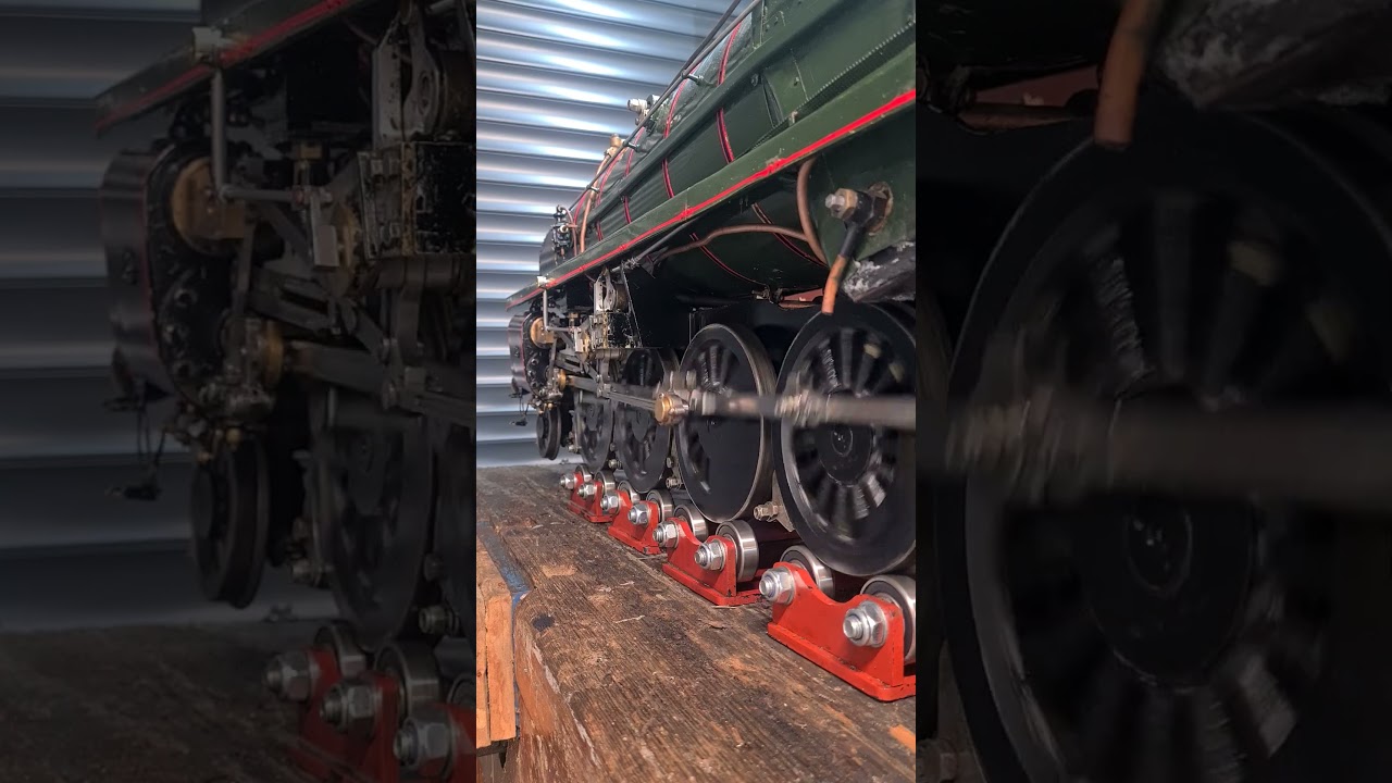 The 9F returns!#train #railway #5inch #livesteam #modeltrains #automobile #railroad #trainspotting
