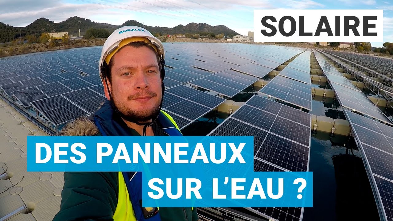 Visite au coeur d'une centrale solaire flottante