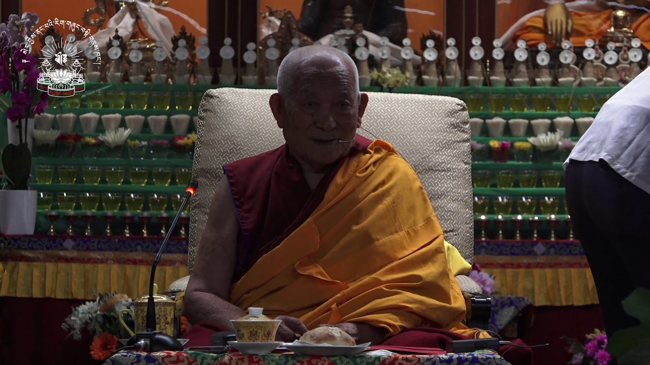 Geshe Yeshe Thapgey དགེ་བཤེས་ཡི་ཤེས་ཐབས་མཁས་མཆོག་ནས་བདེན་བཞི་ངོ་སྤྲོད་དང་དྲི་བ་འདྲི་ལན།།   HD 1080p