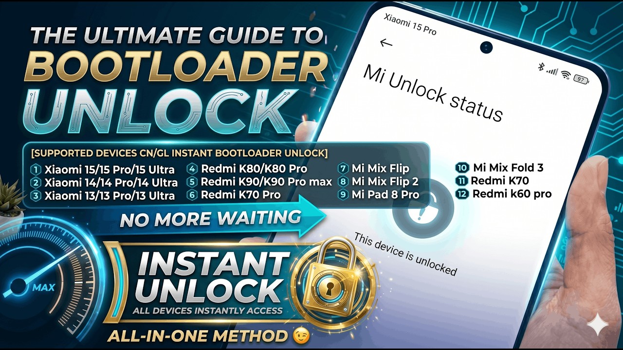 All Xiaomi/Redmi China Devices Bootloader Unlock | Unlock Bootloader Xiaomi/Redmi China Version 2026