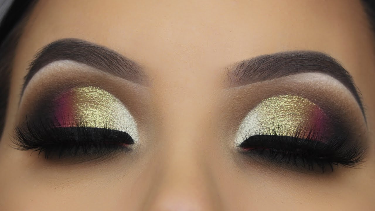 THANKS GIVING MAKEUP (Golden Smokey Cut Crease Tutorial)