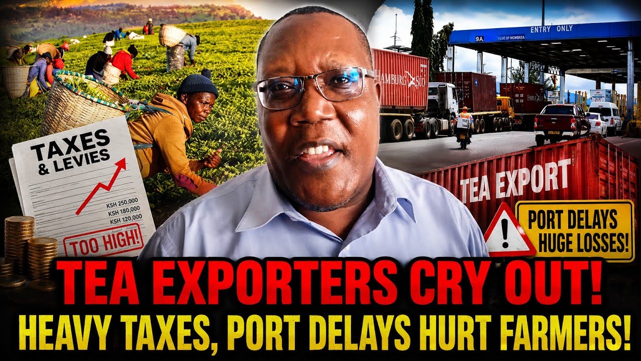 Kenya's Tea Industry in Crisis! Heavy Taxes & Port Delays Hit Farmers