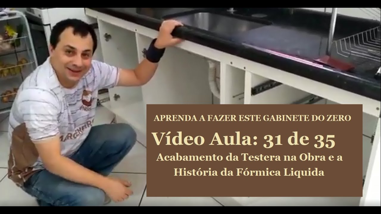 Acabamento da Testera na Obra e a História da Fórmica Liquida