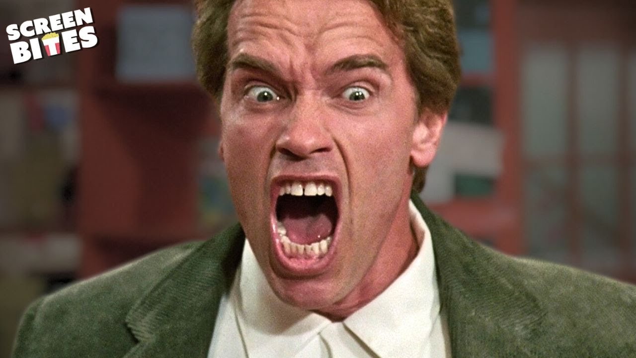 Arnold Schwarzenegger's Funniest Kindergarten Cop Moments (1990) | Screen Bites