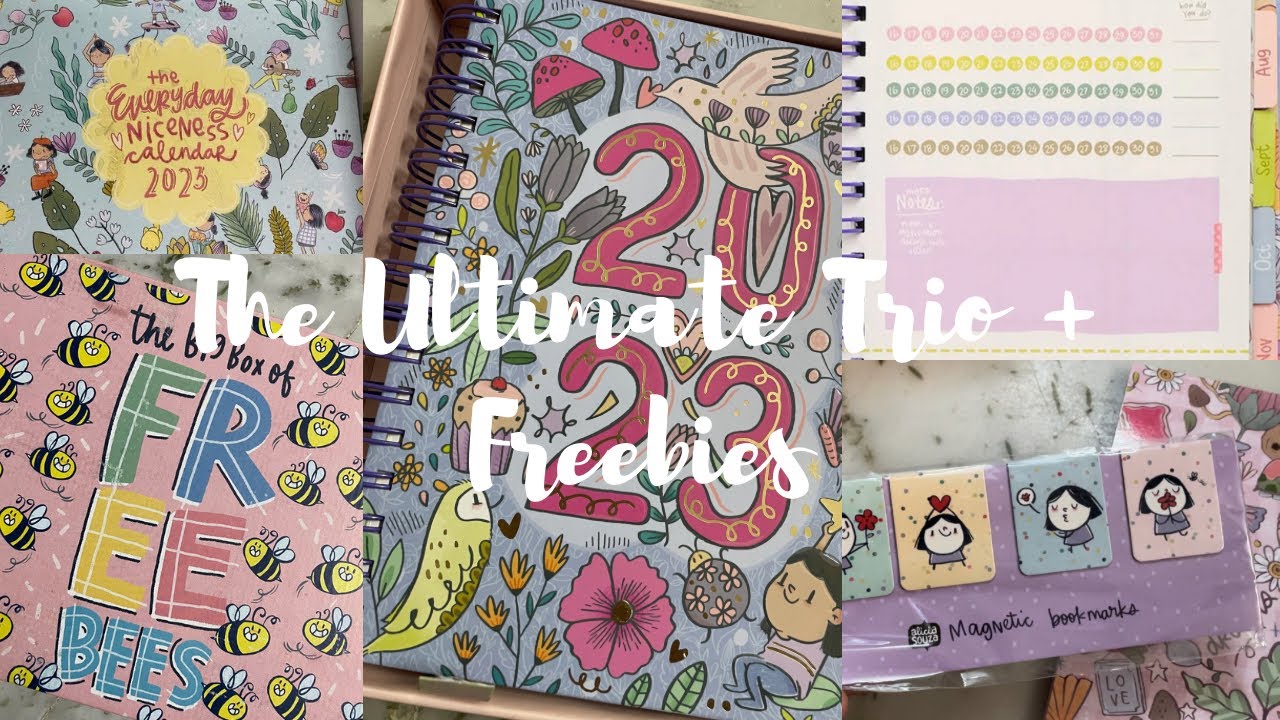 2023 Alicia D'Souza Planner Unboxing | The Ultimate Trio & Freebies