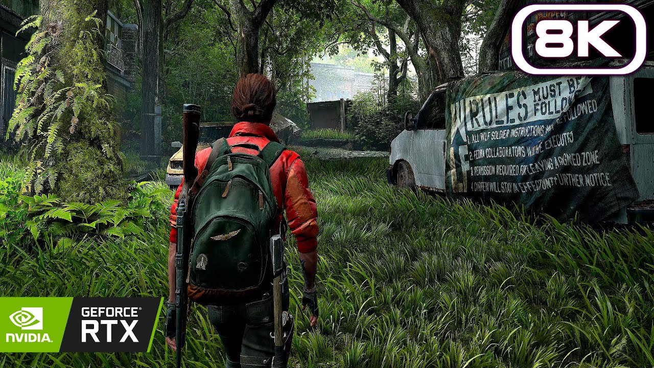 THE LAST OF US 2 REMASTERED PC Gameplay 8K HDR ULTRA HD (RTX 5090 Ultra Realistic)